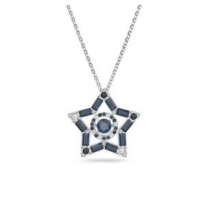 Swarovski Stella pendant 5620787 Mixed cuts, Star, Blue, Necklace OP$165…‎
